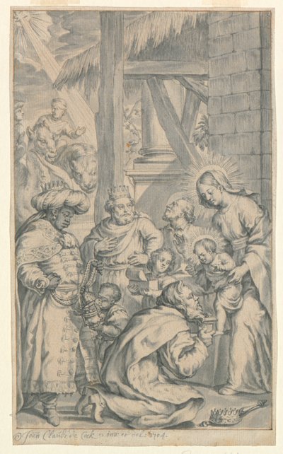 Adorazione dei Magi da Jan Claudius de Cock