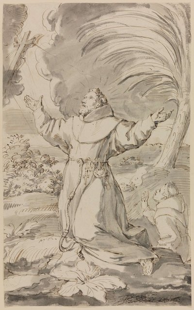 San Francesco riceve le stimmate da Jan Claudius de Cock