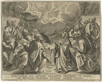 Ascensione di Cristo da Jan Collaert (II)
