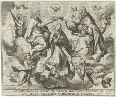 Incoronazione di Maria da Jan Collaert (II)