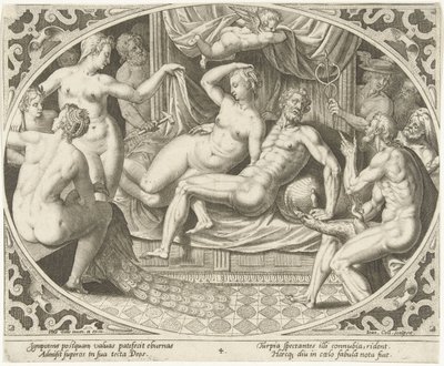Venere e Marte sorpresi in adulterio da Jan Collaert (II)