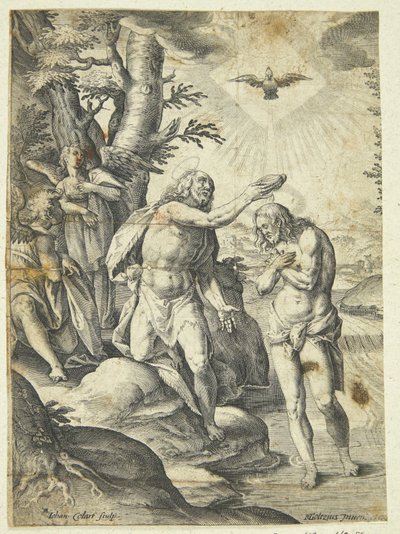 Battesimo di Cristo da Jan Collaert II