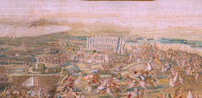 Arazzo fiammingo. Serie La conquista di Tunisi. L