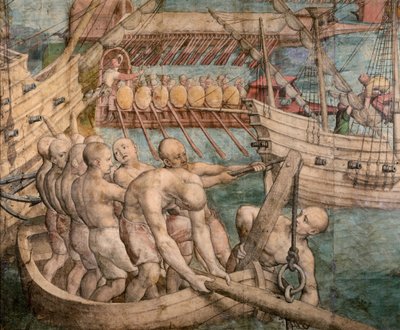 Schiavi della galera (dettaglio) da Jan Cornelisz. Vermeyen