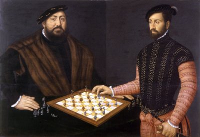 Giovanni Federico il Magnanimo che gioca a scacchi, 1552 da Jan Cornelisz Vermeyen