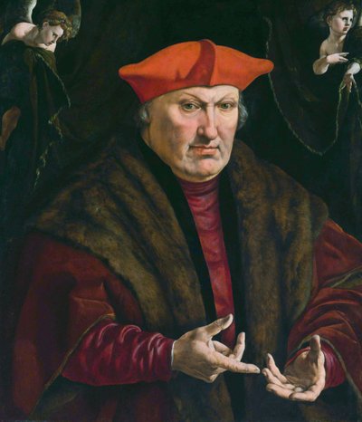 Ritratto di Erard de la Marck[1]
Titoli alternativi:  

Ritratto di Erard de la Marck (1472-1538). Principe vescovo di Liegi. da Jan Cornelisz Vermeyen