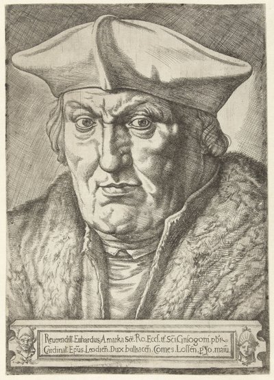 Ritratto di Erard de la Marck, principe-vescovo di Liegi da Jan Cornelisz Vermeyen