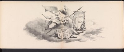 Mascherata degli studenti di Leida, 1865 da Jan Daniël Cornelis Carel Willem baron de Constant Rebecque