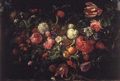 Natura Morta di Fiori e Frutta da Jan Davidsz de Heem