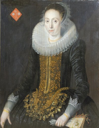 Ritratto di Eritia Aukje Hoppers, nata De Blocq, 1622 da Jan De Salle