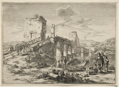 Il ponte Molle sul Tevere da Jan Dirksz Both