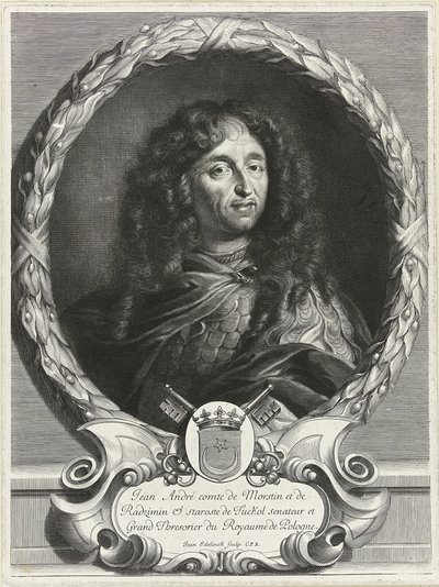 Ritratto del poeta Jan Andrzej Morsztyn da Jan Edelinck