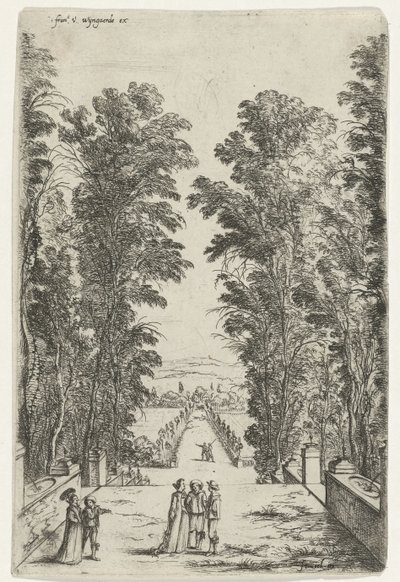 Terrazza in un parco da Jan Fouceel