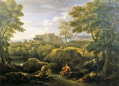 Paesaggio con figure da Jan Frans van Bloemen