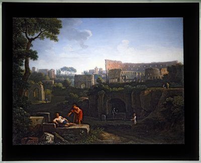 Serie di Quattro Capricci; (2) Colosseo e Arco di Costantino da Jan Frans van (1662 1749) Bloemen