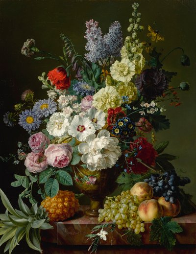 Natura morta di fiori in vaso da Jan Frans van Dael