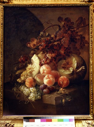 Natura morta con pesche da Jan Frans van Son