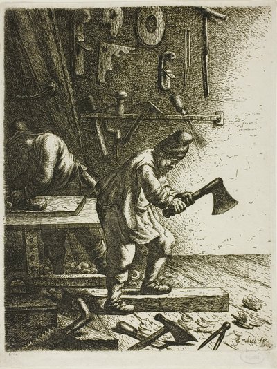 Il falegname da Jan Georg van Vliet