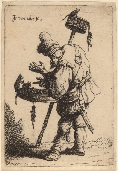Il cacciatore di topi, 1632 da Jan Georg van Vliet