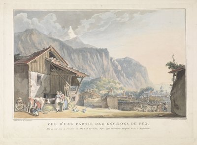 Veduta dei dintorni di Bex in Svizzera da Jan Gerard Waldorp