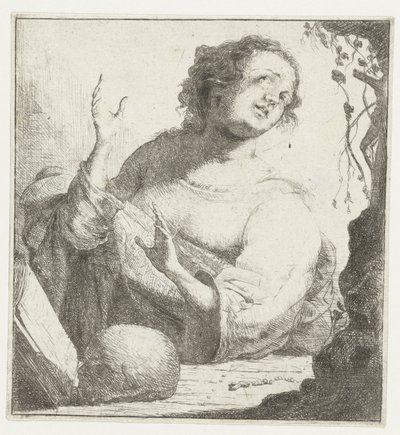 Maria Maddalena penitente da Jan Gerritsz. van Bronckhorst (attributed to)