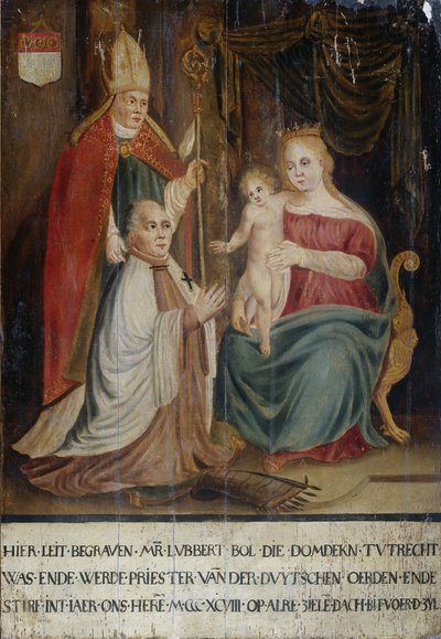 Pannello commemorativo per Lubbert Bolle da Jan Gerritsz. van Bronckhorst (possibly)