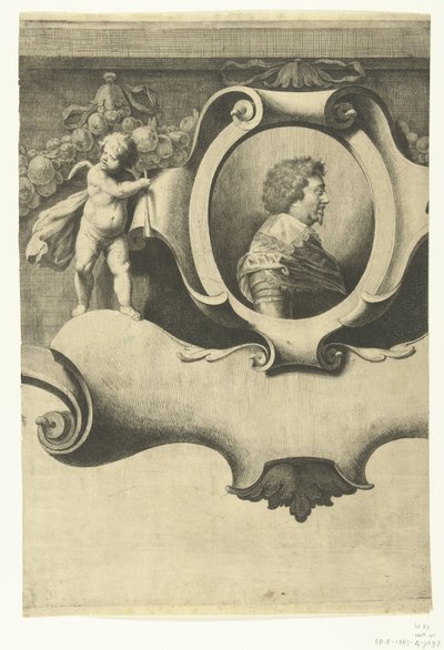 Assedio di Breda (foglio con ritratto di Federico Enrico), 1637 da Jan Gerritsz. van Bronckhorst