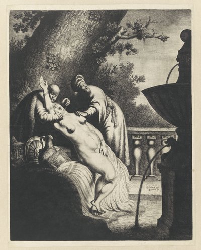 Susanna e i vecchioni da Jan Gillisz. van Vliet