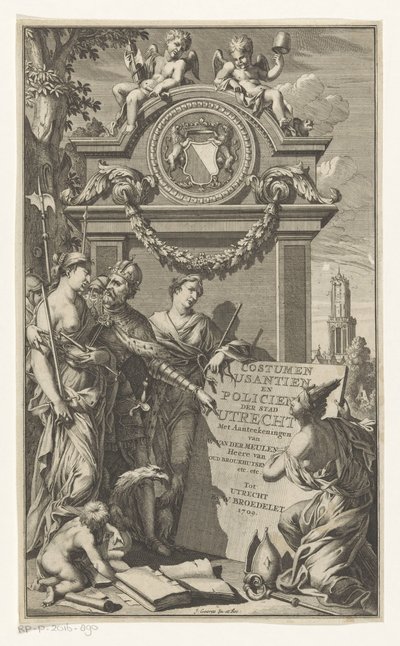 La giustizia insegna le leggi di Utrecht da Jan Goeree