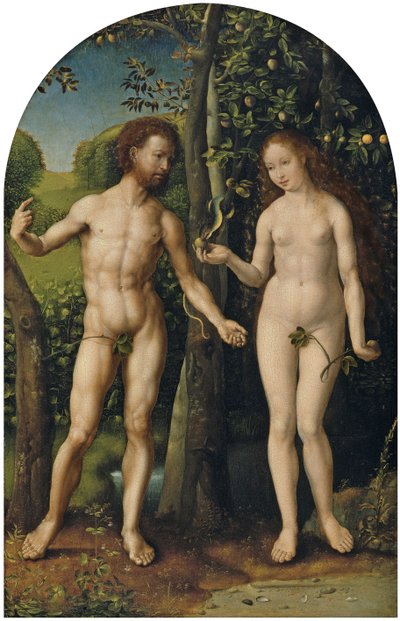 Adamo ed Eva da Jan Gossaert