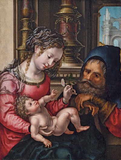 La Sacra Famiglia da Jan Gossaert