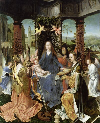 Madonna col Bambino con Maria Maddalena e Santa Caterina da Jan Gossaert