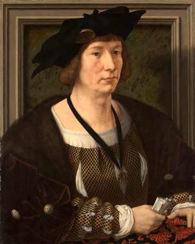 Ritratto di Enrico III di Nassau-Breda 1483-1538 da Jan Gossaert