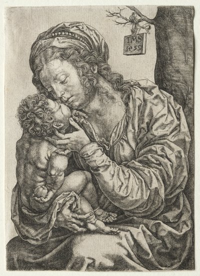 La Vergine seduta ai piedi di un albero, 1522 da Jan Gossaert