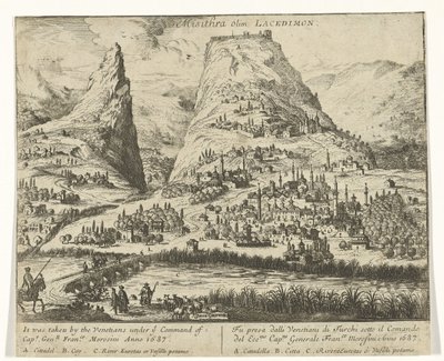 Veduta di Misithra da Jan Griffier (I)