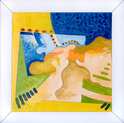 Forme biologiche in un quadrato dentro un quadrato, 2006 da Jan Groneberg