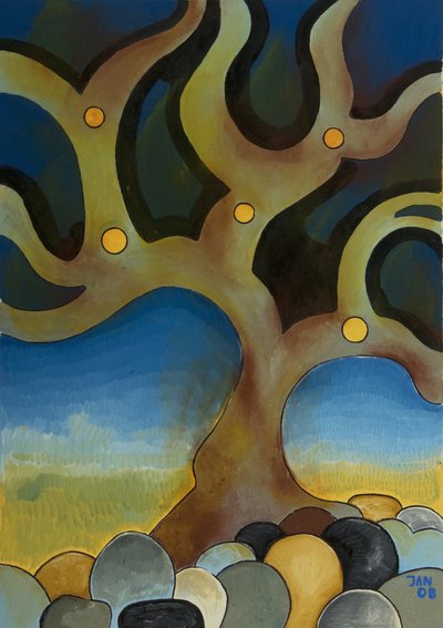 Albero bruciato da Jan Groneberg