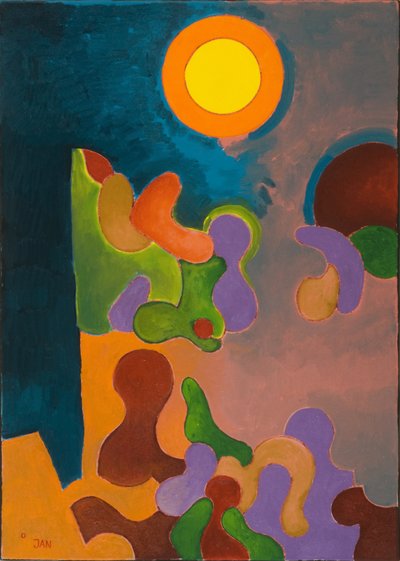 Nonna che Racconta Storie al Crepuscolo, 2009 da Jan Groneberg