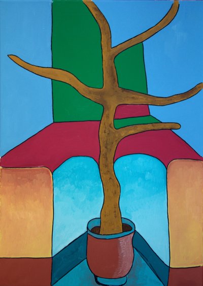 Il bonsai non è stato annaffiato, 2009 da Jan Groneberg