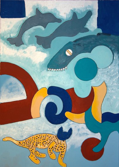Il Leopardo ha una Testa Blu, 2009 da Jan Groneberg