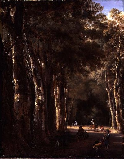 Il viale da Jan Hackaert