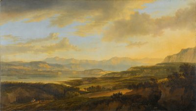 Il lago di Zurigo da Jan Hackaert