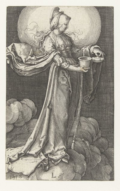 Maria Maddalena tra le nuvole da Jan Harmensz. Muller (manner of)