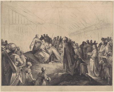 Adorazione dei Magi da Jan Harmensz. Muller