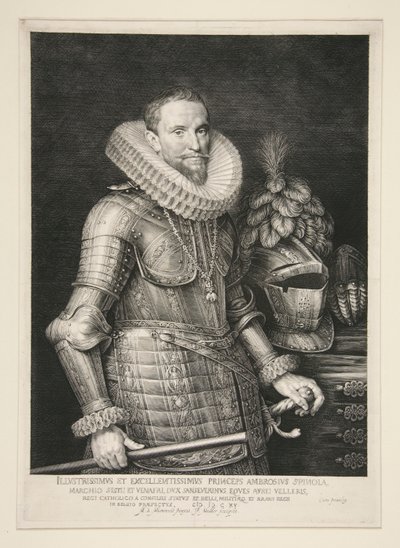 Ambrogio, Marchese di Spinola (1569-1630) da Jan Harmensz. Muller