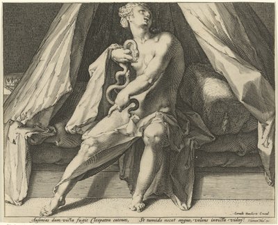 Morte di Cleopatra da Jan Harmensz. Muller