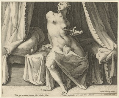 Morte di Lucrezia da Jan Harmensz. Muller