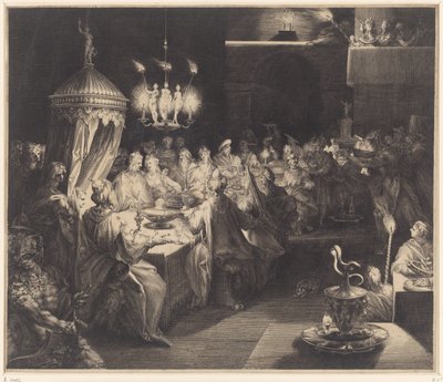 Festa di Baldassarre da Jan Harmensz. Muller