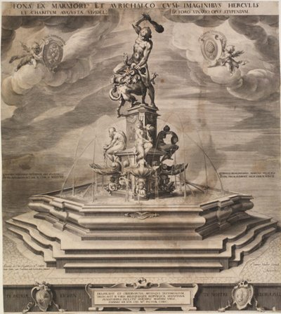 Fontana di Ercole ad Augusta da Jan Harmensz. Muller