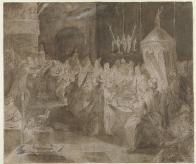 Il banchetto di Baldassarre da Jan Harmensz. Muller